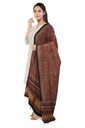 Ajrakh Hand Block Print Mashru Silk Dupatta