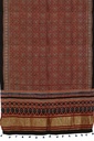 Ajrakh Hand Block Print Mashru Silk Dupatta