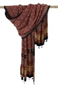 Ajrakh Hand Block Print Mashru Silk Dupatta