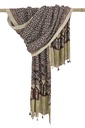 Ajrakh Hand Block Print Mashru Silk Dupatta