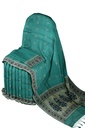 Handwoven Royal Blue Ashavali Saree with Traditional Zari Border