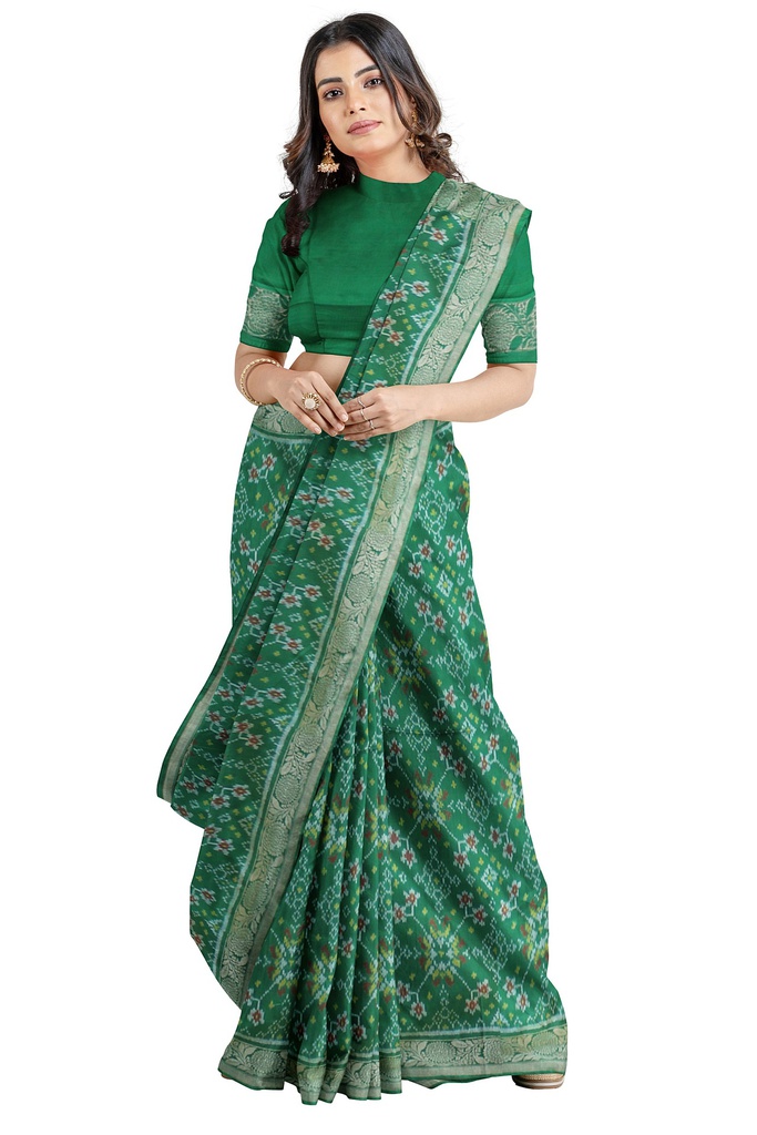 Handcrafted Ashavali Saree with Artistic Woven Design