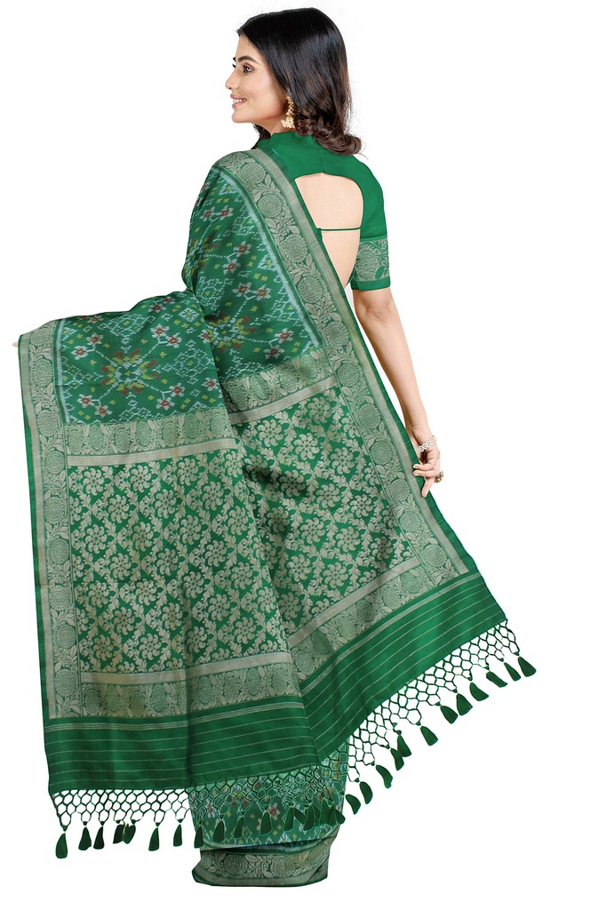 Handcrafted Ashavali Saree with Artistic Woven Design