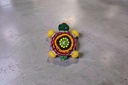 Handmade Turtle Shape Paper Weight with Bead Work