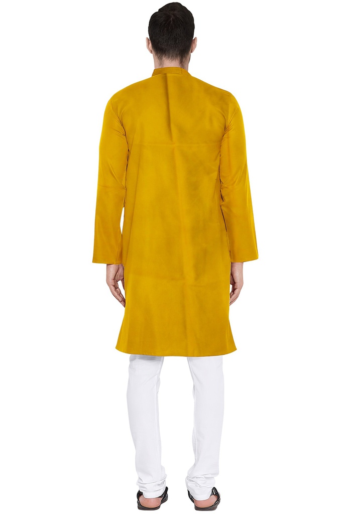 Men's Plain Cotton Kurta