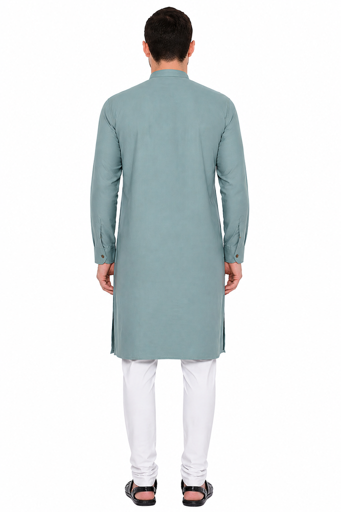 Men's Plain Cotton Kurta
