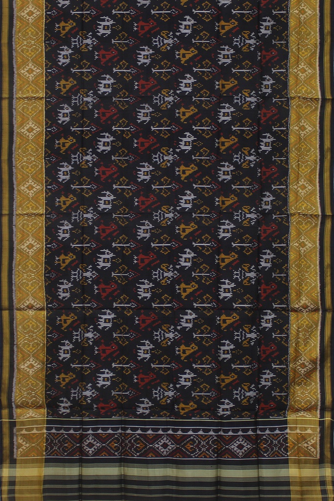 Handloom Single Ikat Patola Silk Dupatta