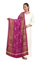 Handloom Single Ikat Patola Silk Dupatta