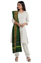 Handloom Single Ikat Patola Silk Dupatta