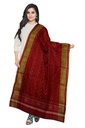 Handloom Single Ikat Patola Silk Dupatta