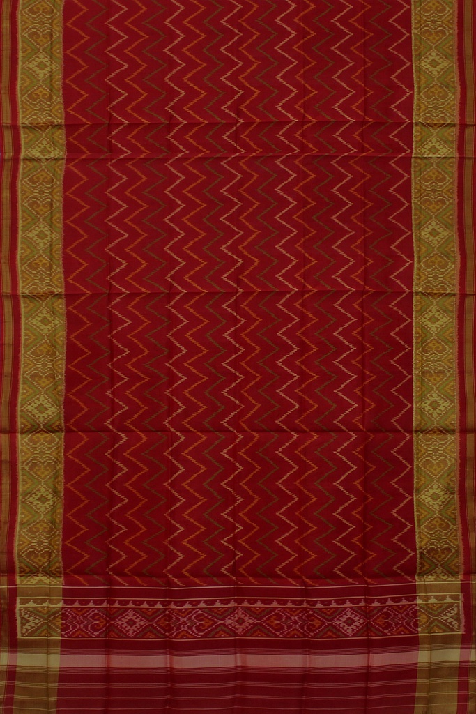 Handloom Single Ikat Patola Silk Dupatta