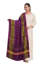 Handloom Single Ikat Patola Silk Dupatta