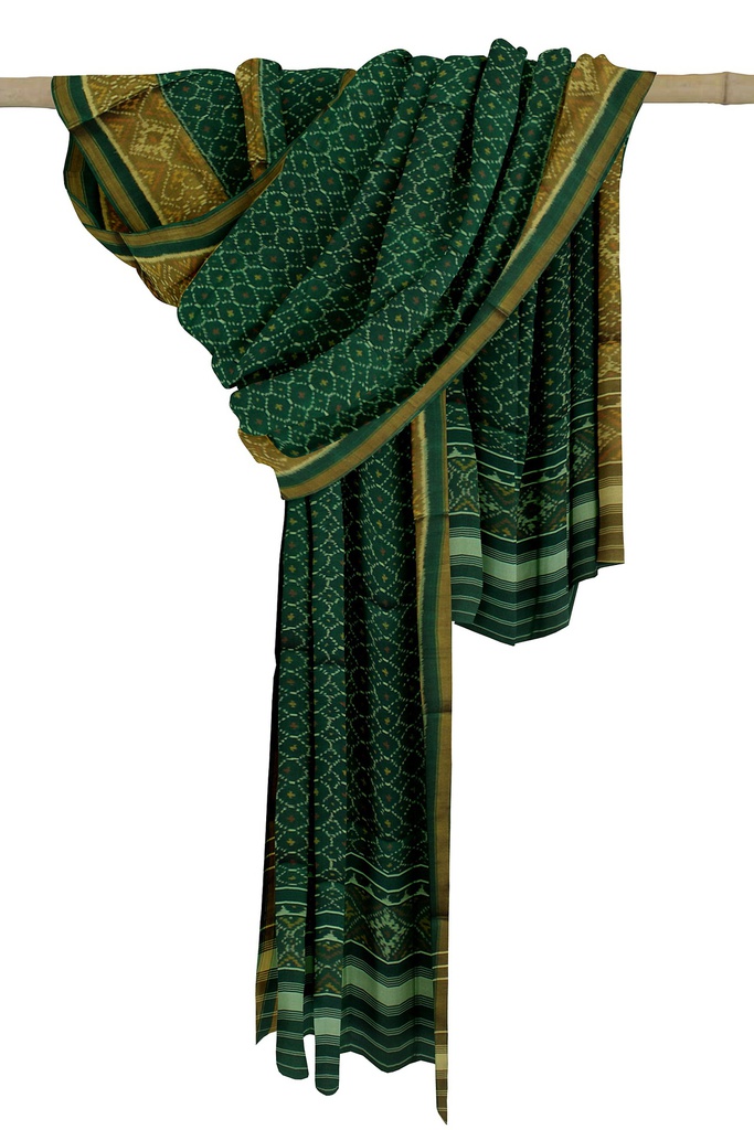 Handloom Single Ikat Patola Silk Dupatta