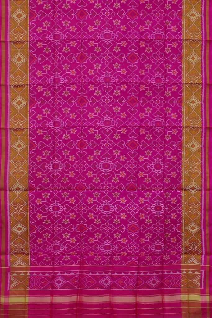 Handloom Single Ikat Patola Silk Dupatta