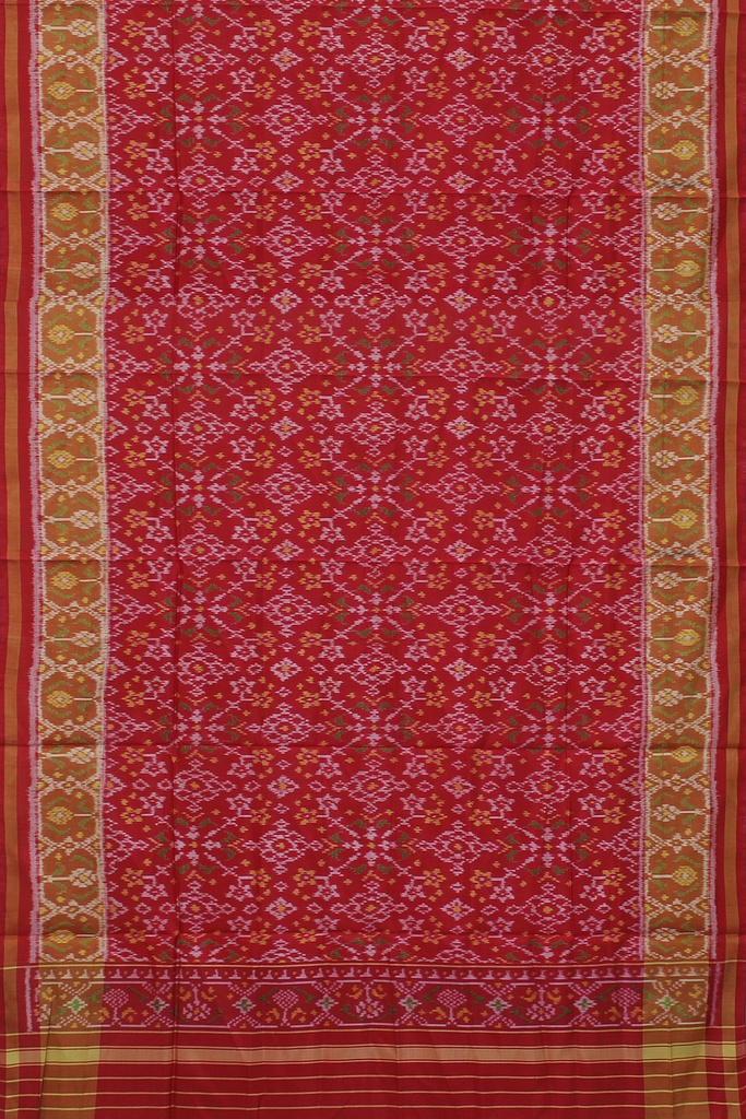 Handloom Single Ikat Patola Silk Dupatta