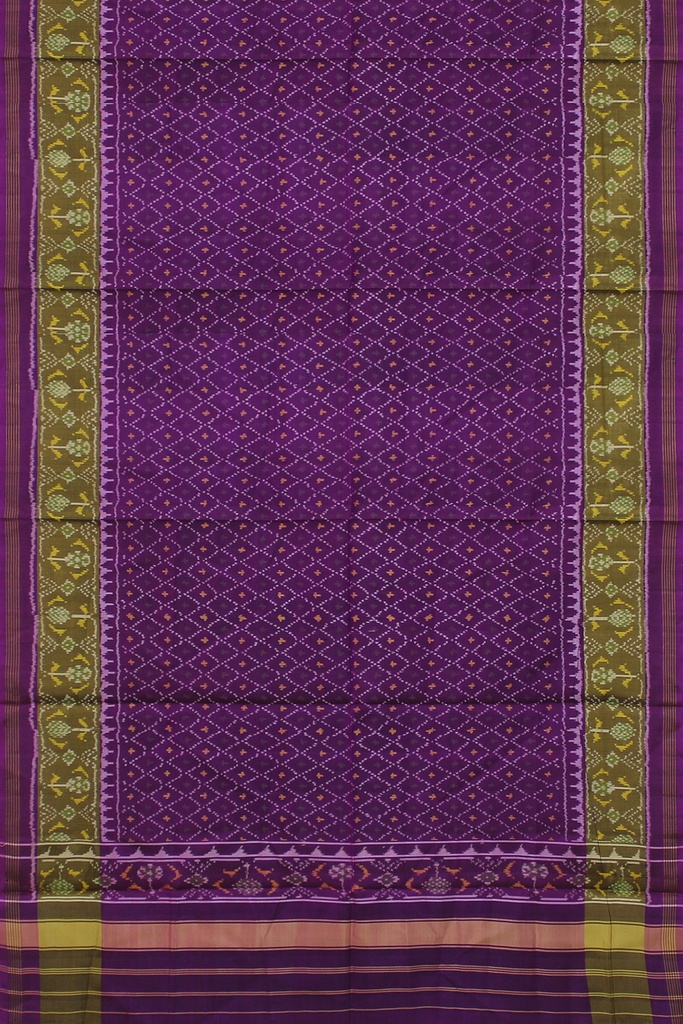 Handloom Single Ikat Patola Silk Dupatta