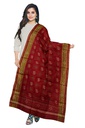Handloom Single Ikat Patola Silk Dupatta