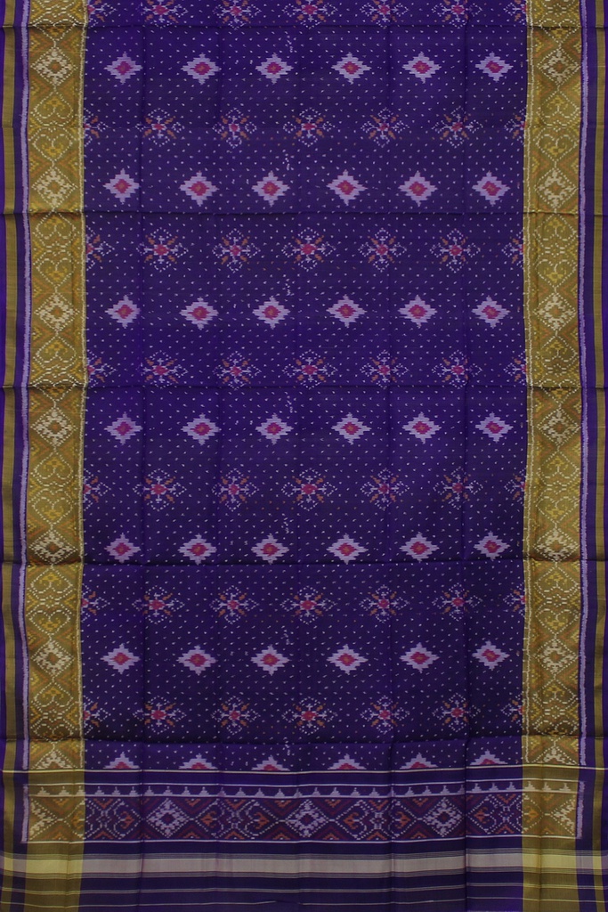 Handloom Single Ikat Patola Silk Dupatta