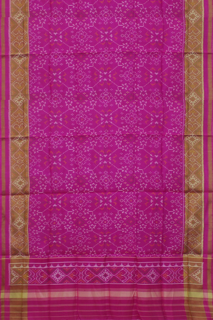 Handloom Single Ikat Patola Silk Dupatta