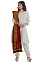 Handloom Single Ikat Patola Silk Dupatta