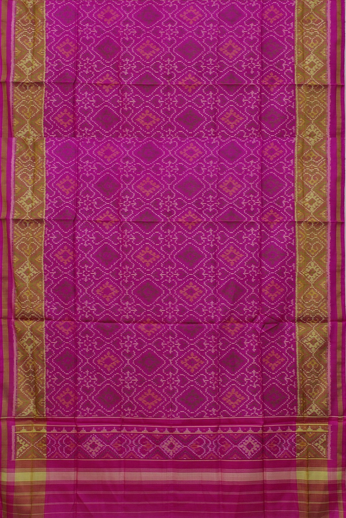 Handloom Single Ikat Patola Silk Dupatta