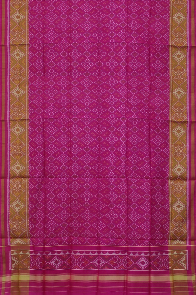 Handloom Single Ikat Patola Silk Dupatta