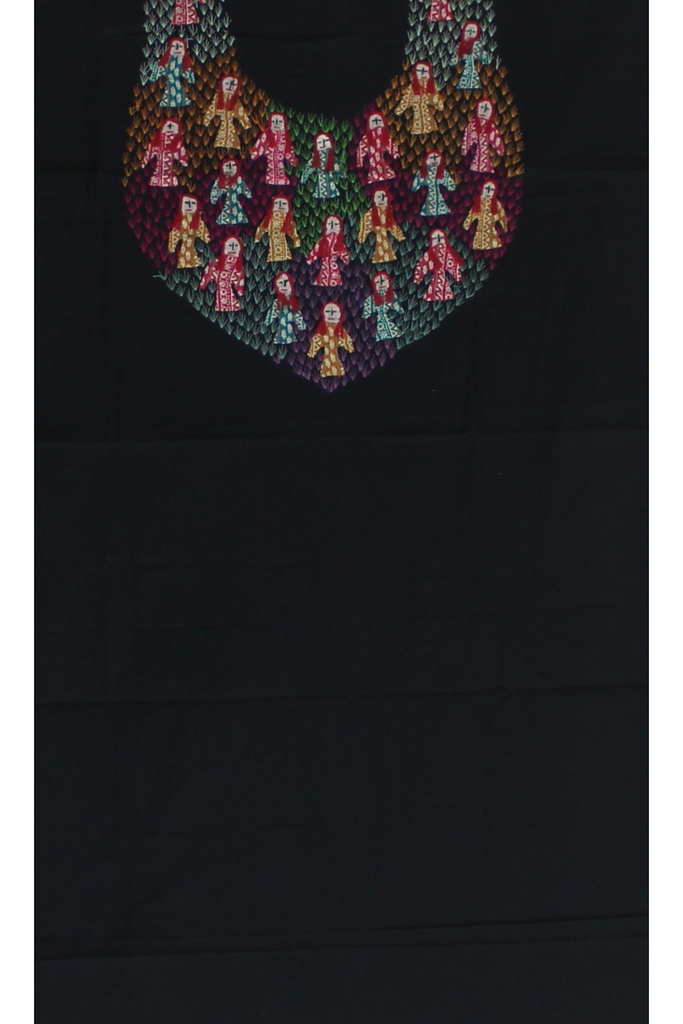 Handcrafted Applique Work Cotton Kurti Material