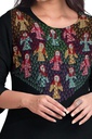 Handcrafted Applique Work Cotton Kurti Material