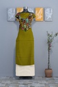 Handcrafted Applique Work Cotton Kurti Material
