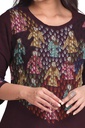 Handcrafted Applique Work Cotton Kurti Material
