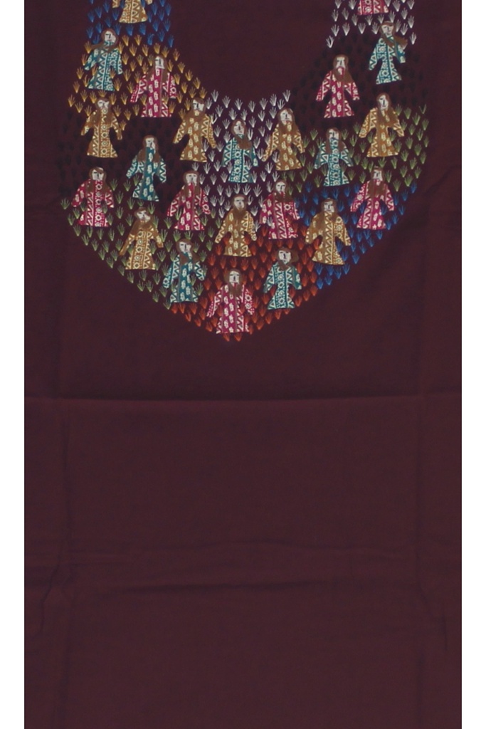 Handcrafted Applique Work Cotton Kurti Material