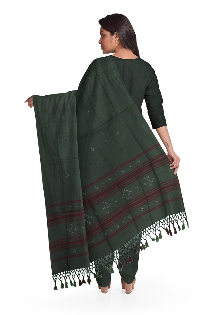Handwoven Cotton Tangaliya Suit Set/Dress Material