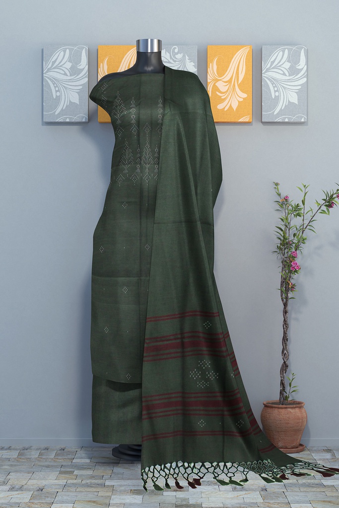 Handwoven Tangaliya Cotton Suit Set / Dress Material