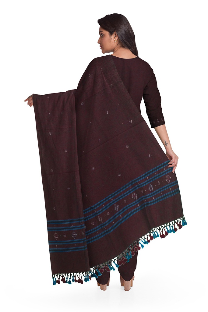 Handwoven Cotton Tangaliya Suit Set/Dress Material