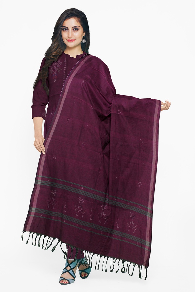 Handwoven Cotton Tangaliya Suit Set/Dress Material