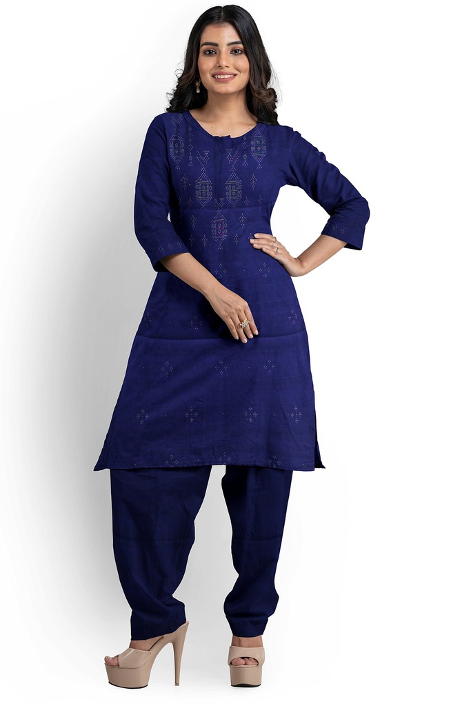 Handwoven Tangaliya Cotton Suit Set / Dress Material