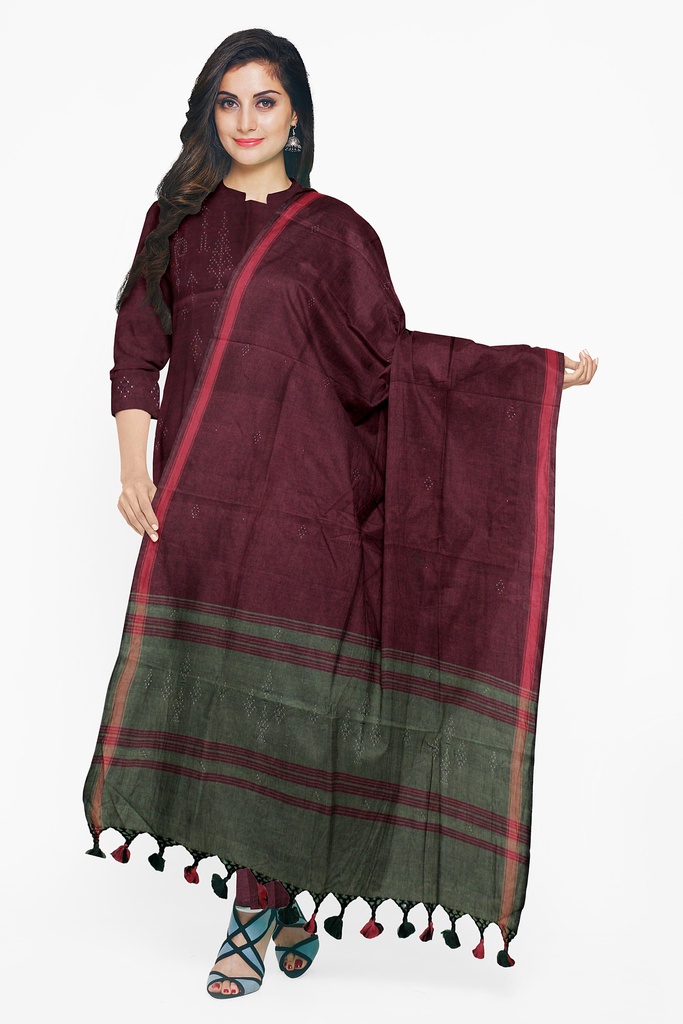 Handwoven Cotton Tangaliya Suit Set/Dress Material