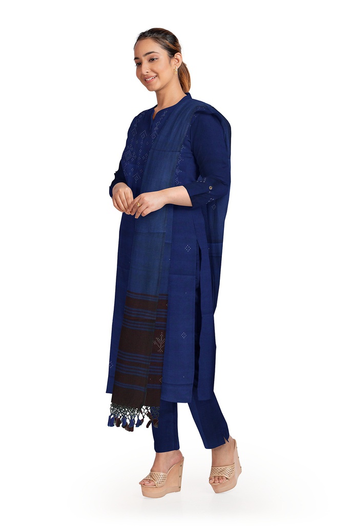 Handwoven Cotton Tangaliya Suit Set/Dress Material