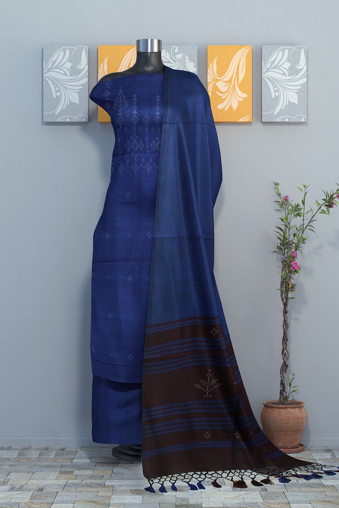 Handwoven Tangaliya Cotton Suit Set / Dress Material