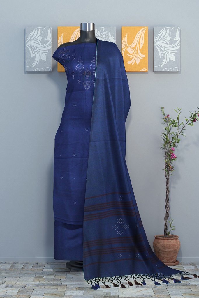 Handwoven Tangaliya Cotton Suit Set / Dress Material
