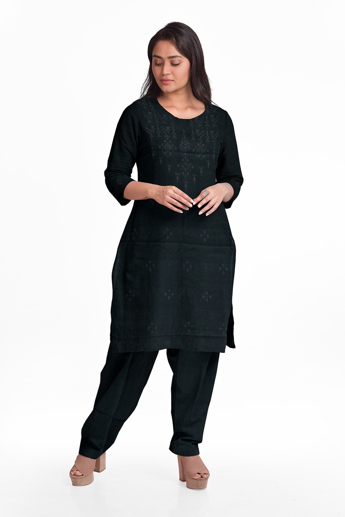 Handwoven Tangaliya Cotton Suit Set / Dress Material