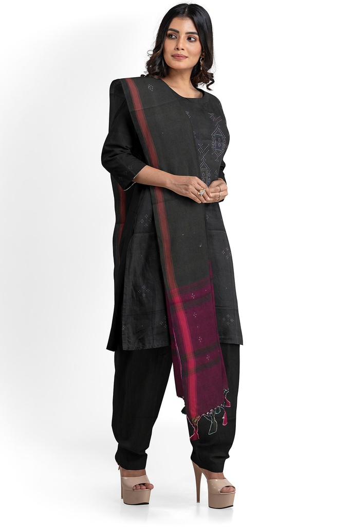 Handwoven Tangaliya Cotton Suit Set / Dress Material