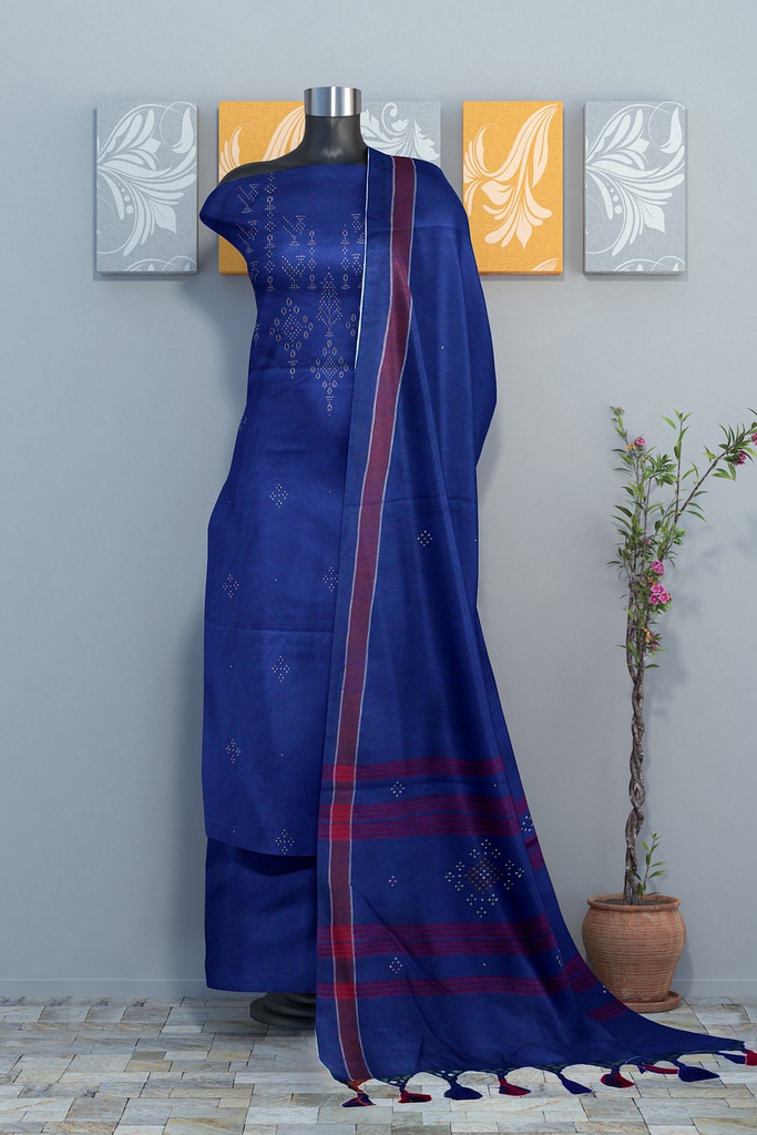 Handwoven Tangaliya Cotton Suit Set / Dress Material
