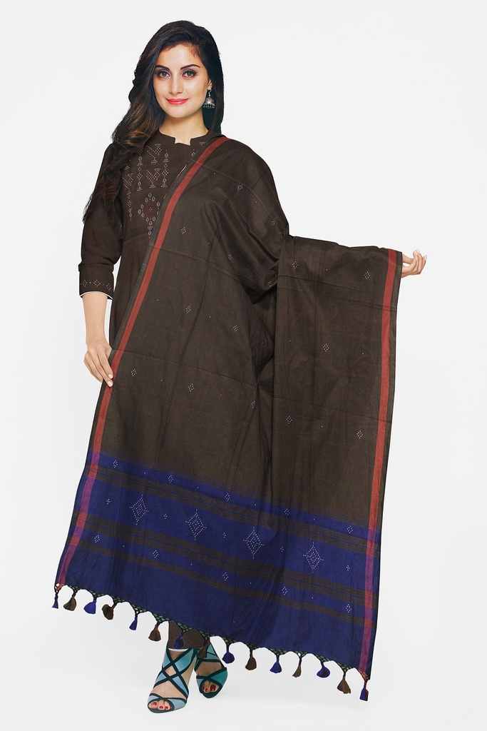 Handwoven Cotton Tangaliya Suit Set/Dress Material