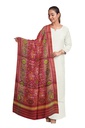 Handloom Single Ikat Patola Silk Dupatta