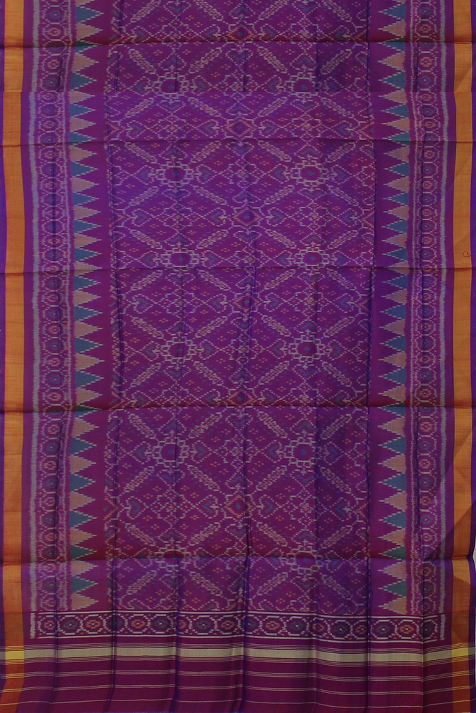 Handloom Single Ikat Patola Silk Dupatta