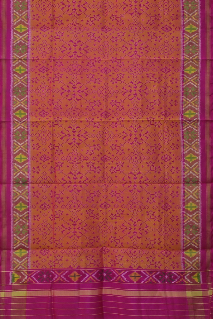 Handloom Single Ikat Patola Silk Dupatta