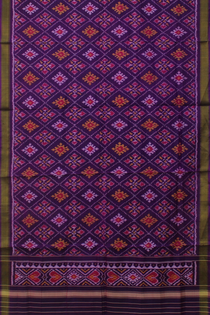Handloom Single Ikat Patola Silk Dupatta