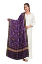 Handloom Single Ikat Patola Silk Dupatta