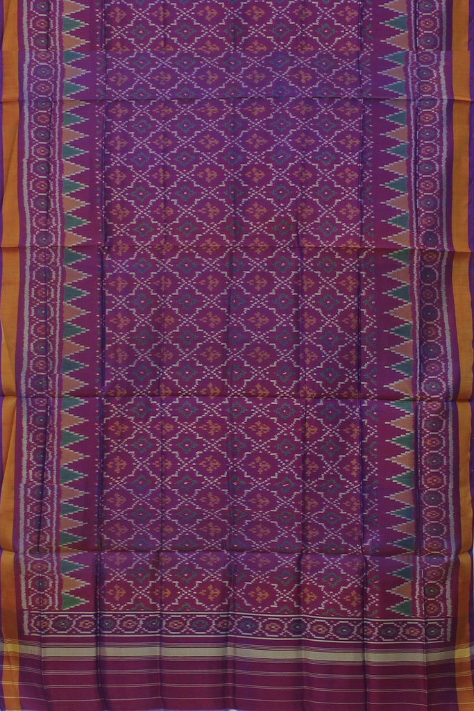 Handloom Single Ikat Patola Silk Dupatta